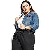 City Chic Plus Size Jacket, Classic Denim Jacket