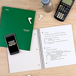 Five Star Spiral Notebook + Study App, 5