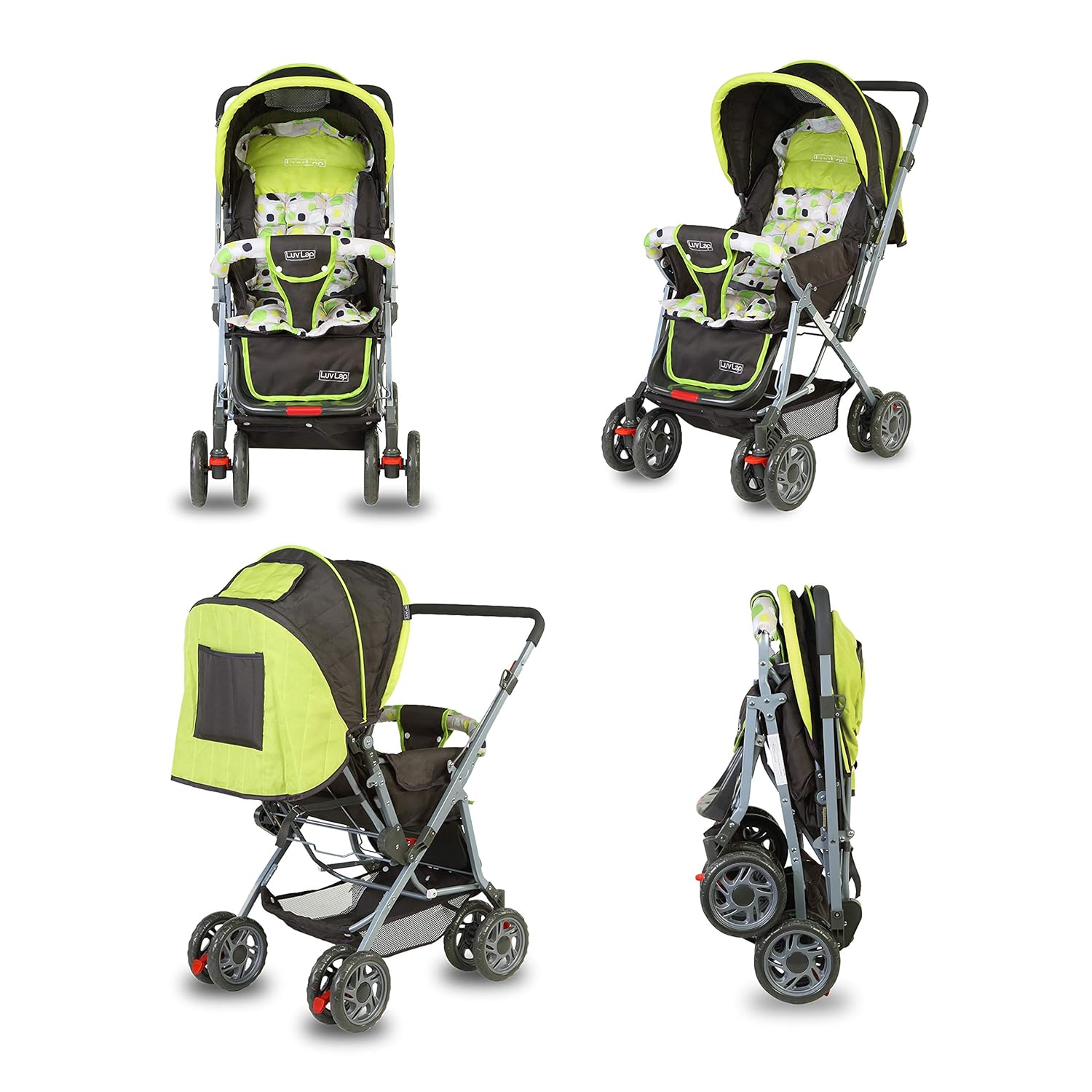 how to close luvlap pram