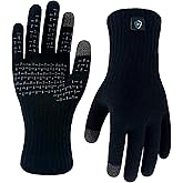 DexShell UltraFlex Waterproof Knit Gloves, Lightweight Touchscreen Wet-Grip for Running, Hiking & Commuting – Spring & Fall