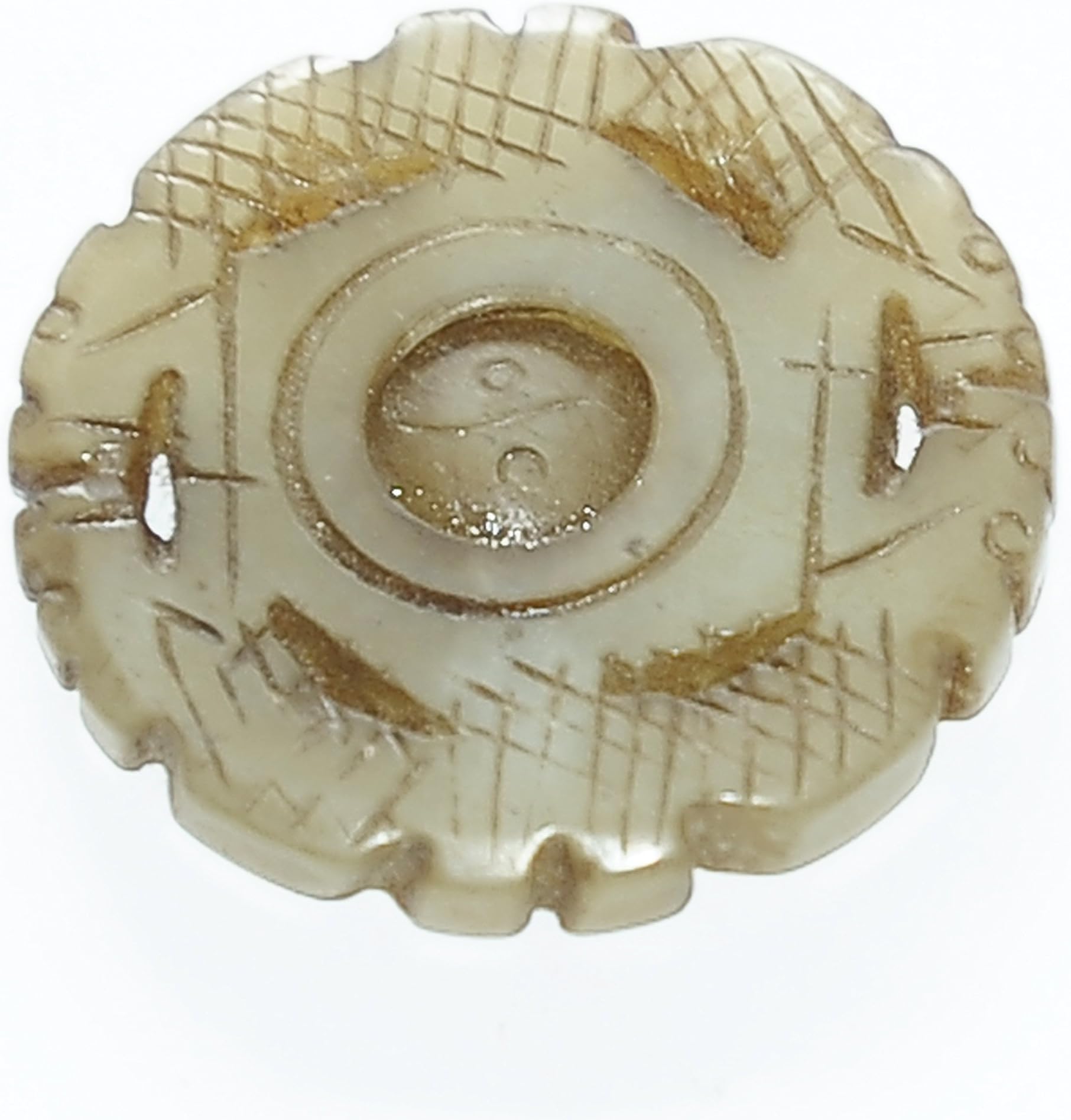 Shadow stone for good luck and prosperity from Nepal