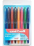 Uni-ball F803664 UM170 SigNo Gelstick Rollerball Pen 0.7mm Tip 0.4mm Line Assorted Ref 5011715 [Wallet 8]