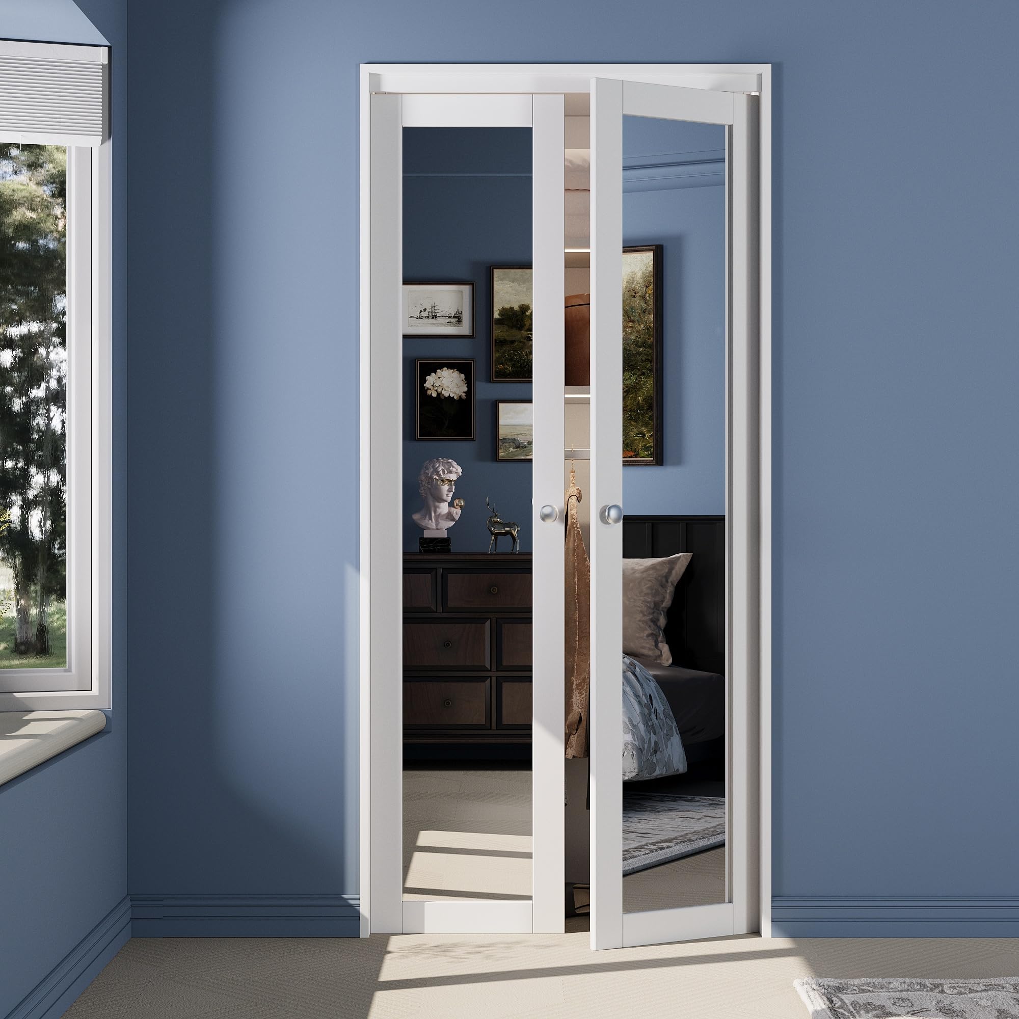 CRUTOP Pivot Swing Doors for 36" x