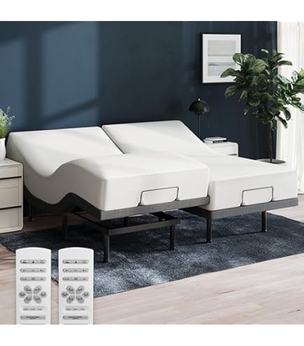 Amazon.com: Nectar Split King Adjustable Base & 12” Hybrid