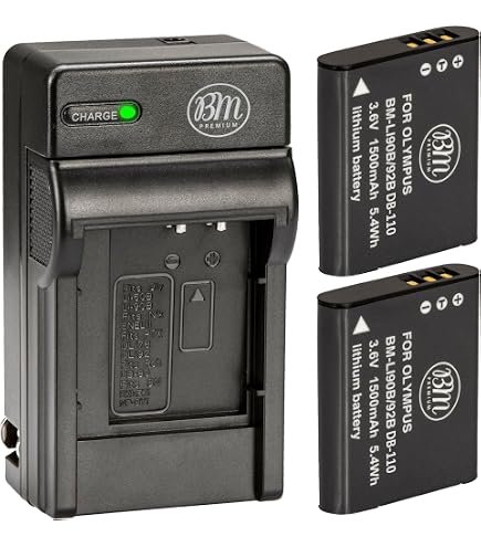 Amazon.com: BM Premium 2 Pack of DB-110 Batteries and Dual Bay