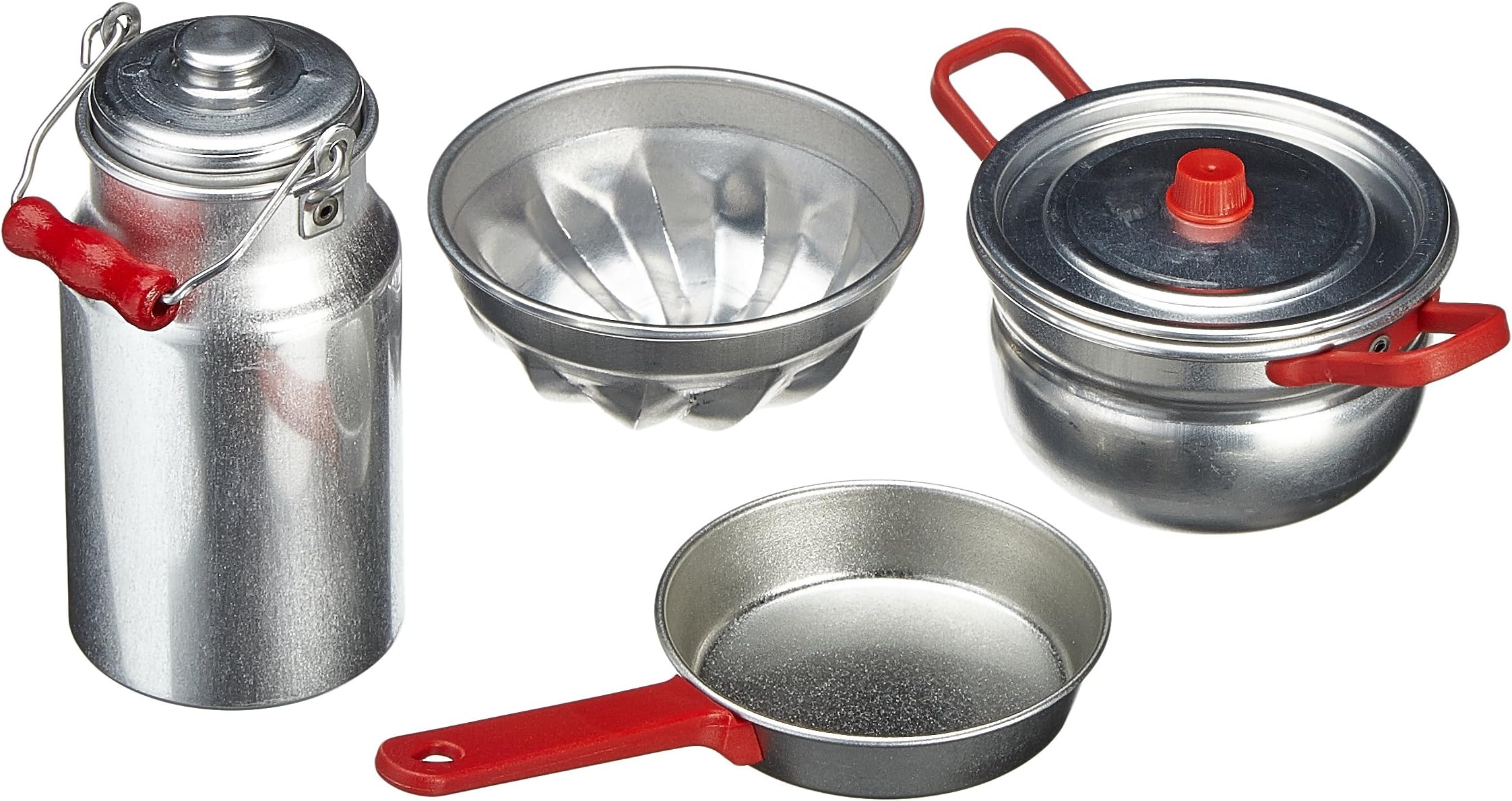 Schopper Cooking Kitchen Pot Set with Accessories and Milk Can (4-Piece)