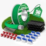 DazSpirit Boundary Cable Kit 50 m with 50 Pegs 10 Connectors 10 Terminals