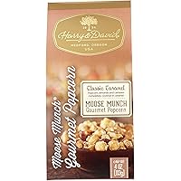 Harry & David Moose Munch Popcorn Trio - Classic Caramel, Milk & Dark Chocolate Variety Pack (3 Bags)