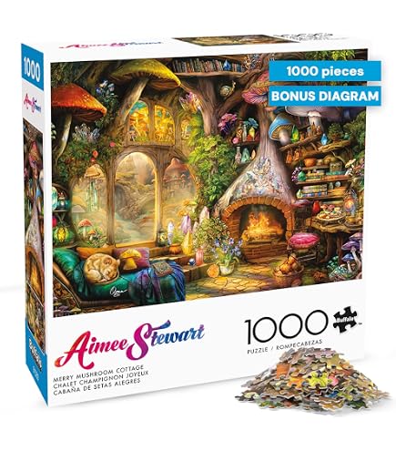 Vextrovia Books & Fairy Tale Castles 1000 Piece Jigsaw Puzzle For Adults - Vibrant, Challenging Puzzle Game - View #4
