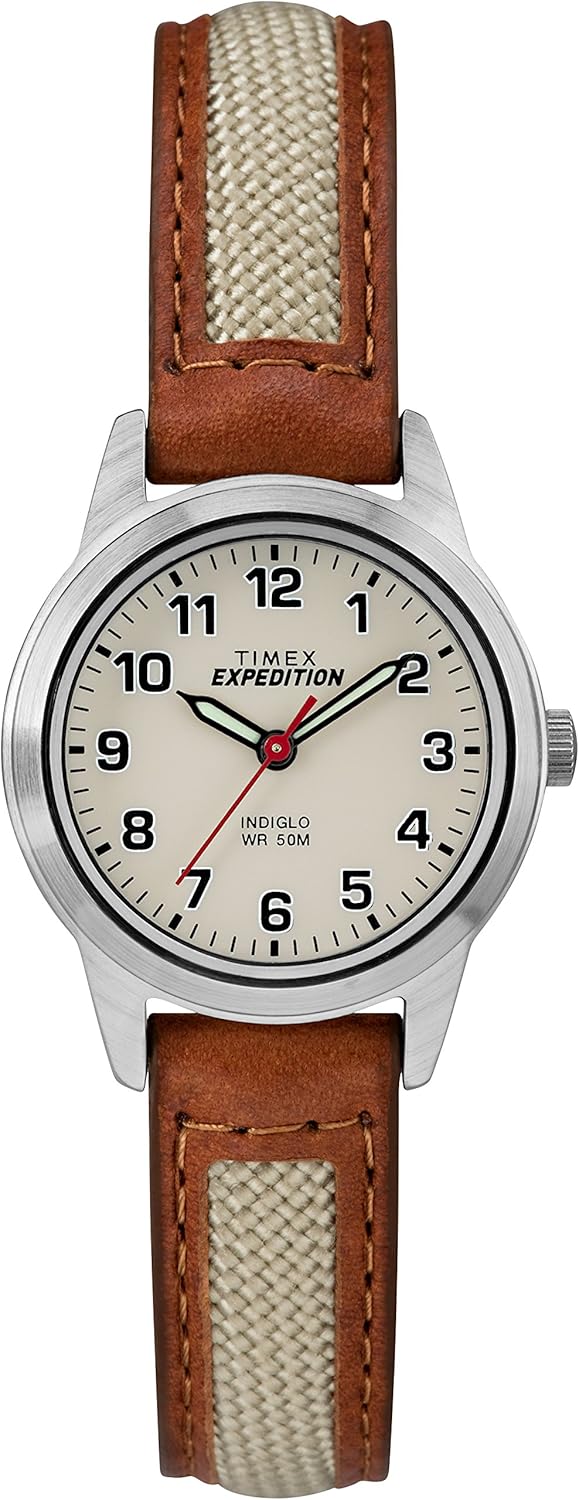 Timex Women's Expedition Field Mini 26 mm Leather Strap Watch TW4B11900