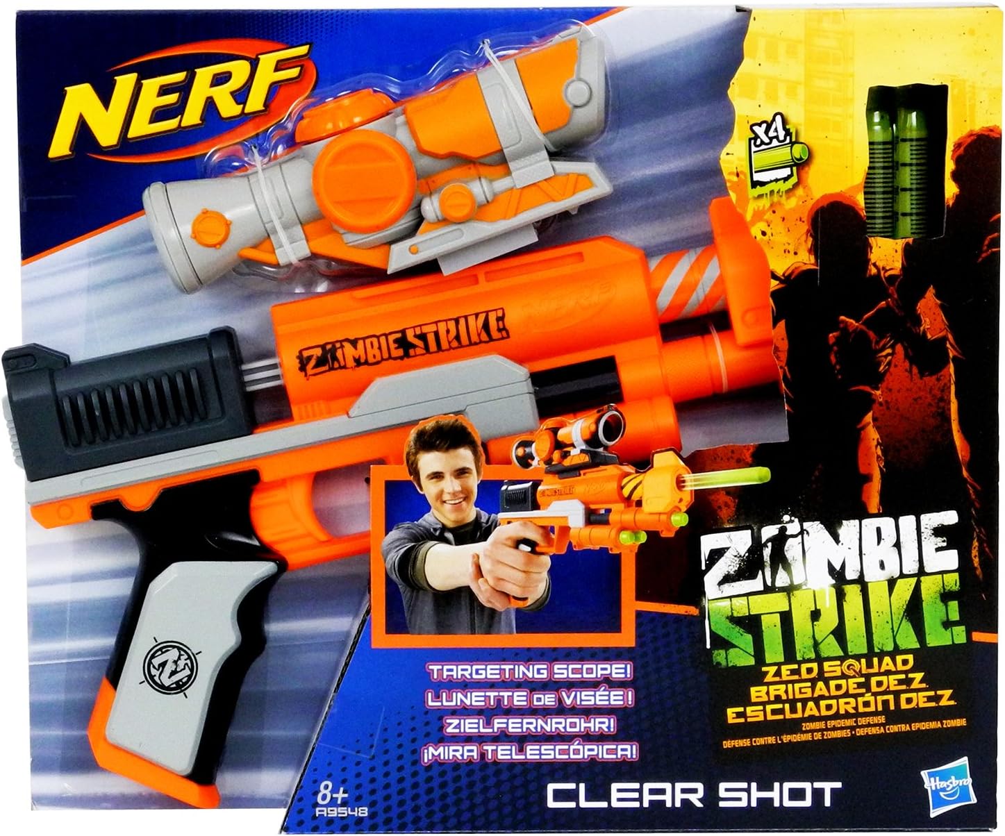 Nerf Zombie Strike Clear Shot