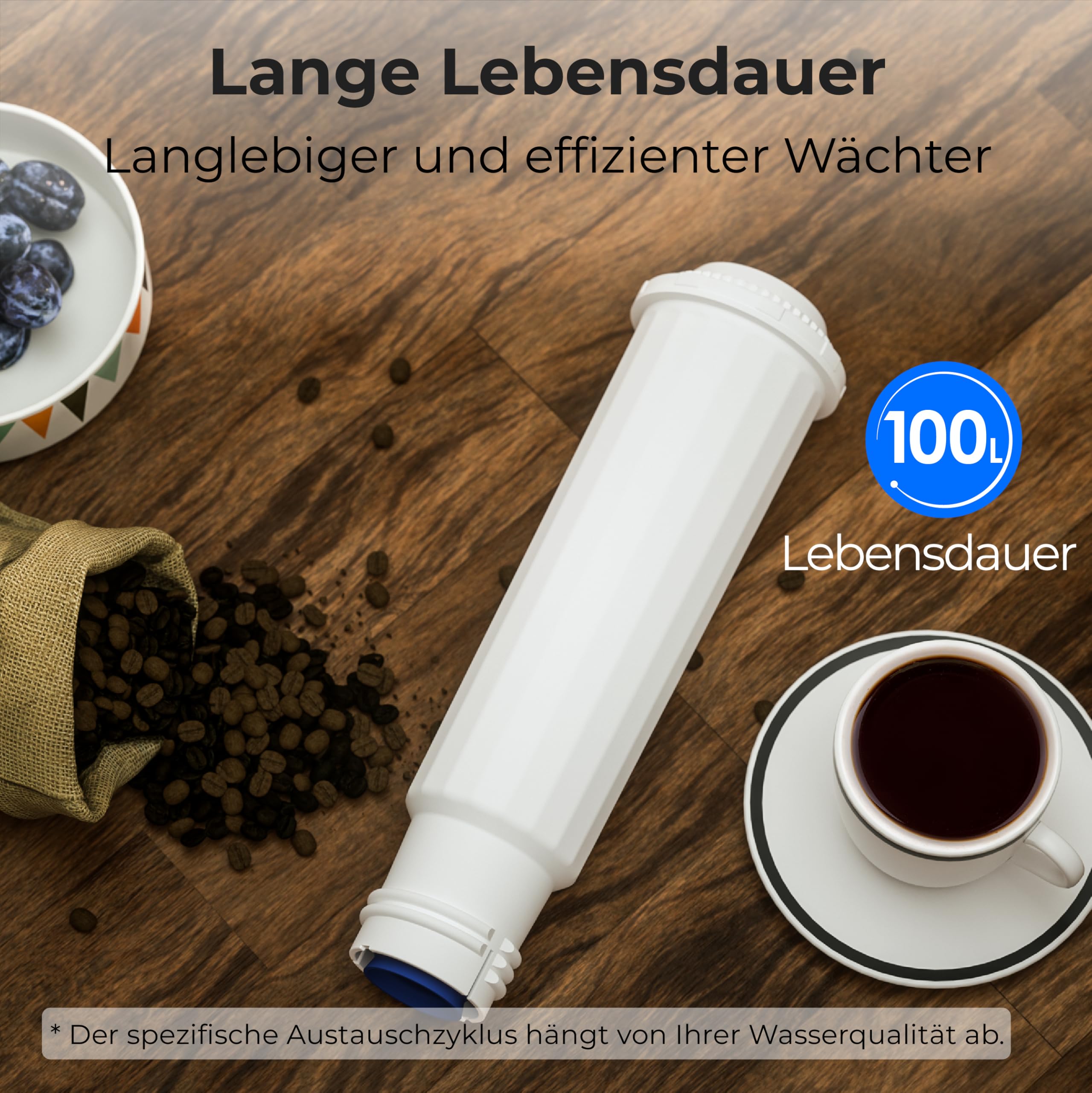 Waterdrop Kaffee Wasserfilter, Ersatz für Nivona® Wasserfilterpatrone, Melitta® Filterpatrone, Krups® F088, Kompatibel mit Krups® EA829S, Jura®, Melitta® Barista TS und Mehr, TÜV SÜD Zertifiziert (6) 7