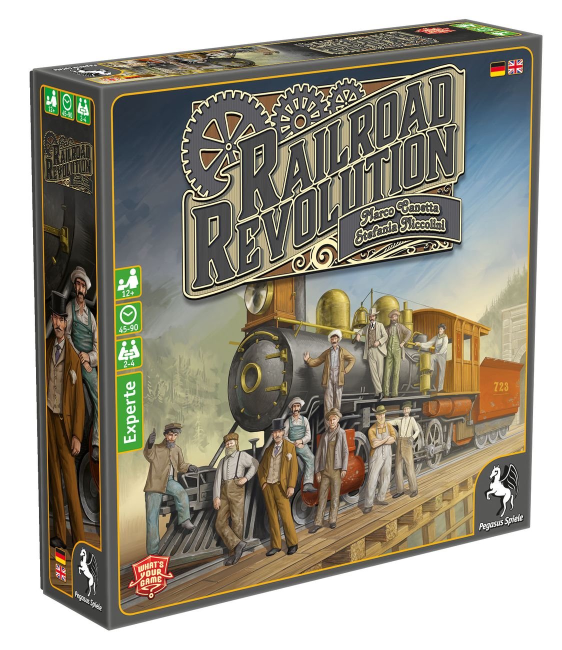 Pegasus Spiele 56020G Railroad Revolution Board Game