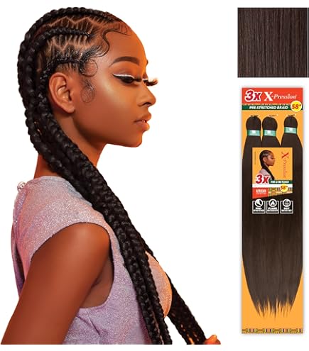 Sensationnel X-Pression Synthetic Braid - 3X PRE-STRETCHED