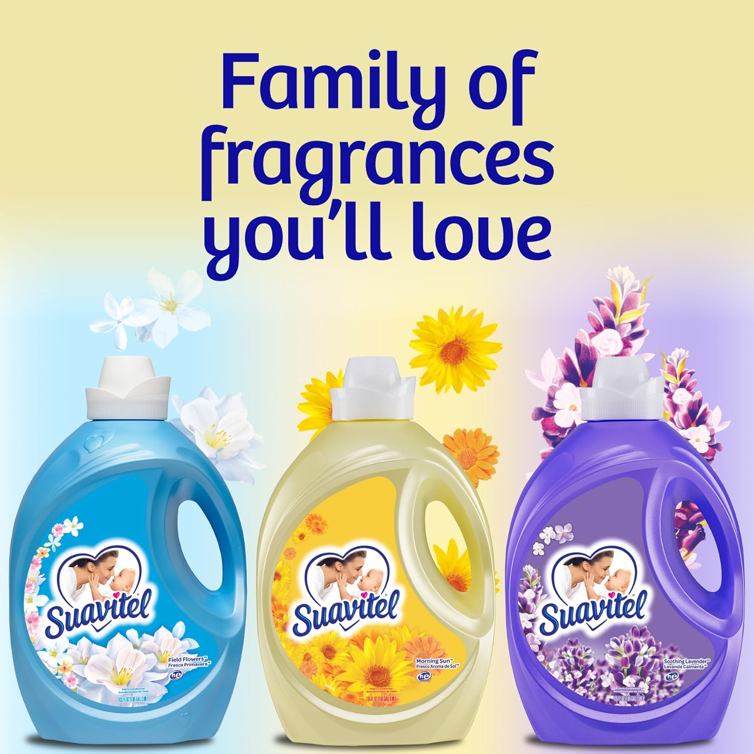 Suavitel Fabric Softener, Morning Sun, 120 Fluid Ounce: Health & Personal Care