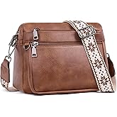ATERITSSI Crossbody Purses for Women Trendy,Vegan Leather Crossbody Bags,Cell Phone Camera Shoulder Handbags with Card Slots
