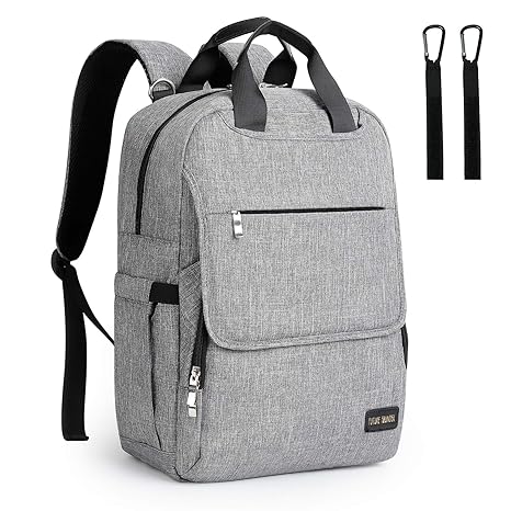 Baby Wickelrucksack Wickeltasche Multifunktional mit 2 Kinderwagen-haken Oxford Wasserdichte Große Kapazität Babytasche für R