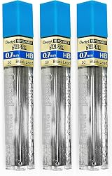 Pentel 0.7mm HB Shade Mechanical Pencil Refills Pack of 3 Tubes (36 Leads) view 1