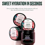 The Body Shop Strawberry Body Yogurt 200ml Moisturiser Fast-Absorbing view 3