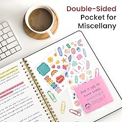 Dotted Spiral Journal Notebook for Women & Men, 140
