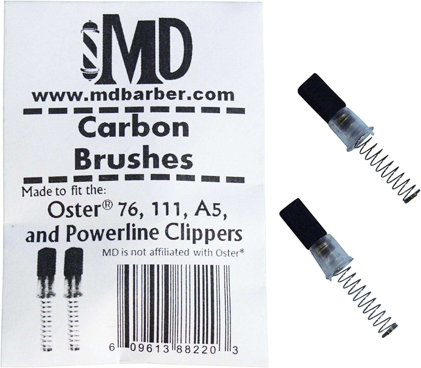 MDBarber Carbon Brush Assembly (111, A5, 76, Titan)