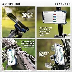 Stripebird - Original Magnetic Golf Cart Phone