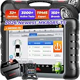 Autel Scanner MaxiCOM MK808S-TS: Full TPMS, 32+ Service, 3000+ Active Tests | 2026 Bidirectional Tool up of MX808S MK808S, Full System, TPMS Program Relearn Retrofit as MX808S-TS MP900-TS MS906 Pro-TS