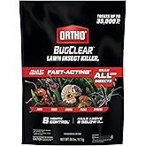 Ortho BugClear Lawn Insect Killer1, 20 lbs. | Lawn Bug Killer Granules, Kills Ants, Spiders, Ticks, Fleas, &amp; Grubs, Treats up to 33,000 sq. ft.