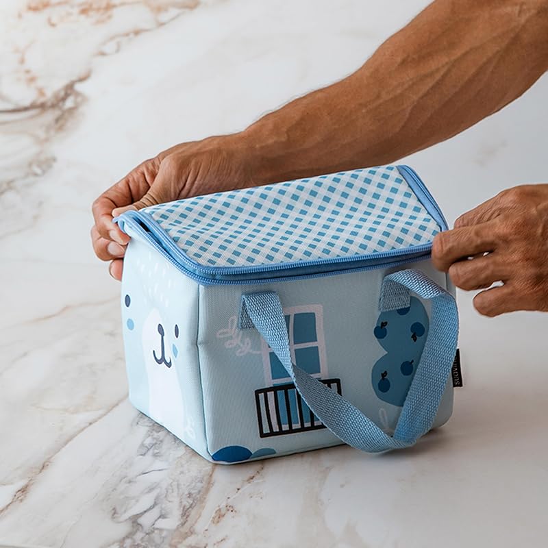 , Cesta de Presentes para Recém-Nascidos + Cosméticos Pediátricos, Azul