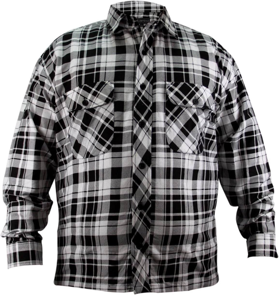 Gaffer Men's Flannel Lumberjack Brushed Cotton Casual Check Work Shirt Top