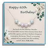 Sereney 60th Birthday Gifts for Women S925 Sterling