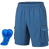 Men's Mountain Bike Shorts 3D Padded Bicycle Biking Shorts Quick Dry Lightweight MTB Cycling Shorts