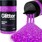 Hemway Holographic Purple Glitter Shaker 130g Ultrafine Resin Epoxy