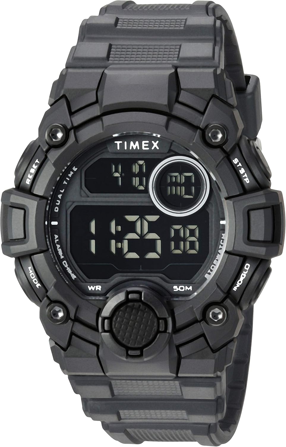 timex analog black dial men's watch