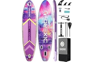Dixero Inflatable Stand Up Paddle Board with SUP Accessories, Anti-Slip EVA Deck, 11'*33" Inflatable Paddle Boards for Adults & Youth of All Skill Levels