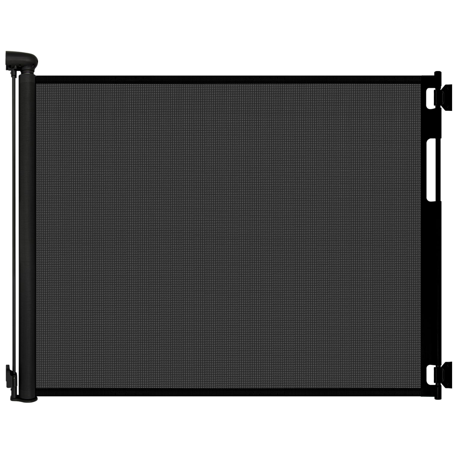 Photo 1 of ***Missing Hardware****Retractable Baby Gates for Doorways, Mesh Dog Gate for Stairs, Pet Gate Indoor, Extends to 55" Wide 33" Tall, Safety Toddlers Gates for Hallways, Indoor & Outdoor Use, Black