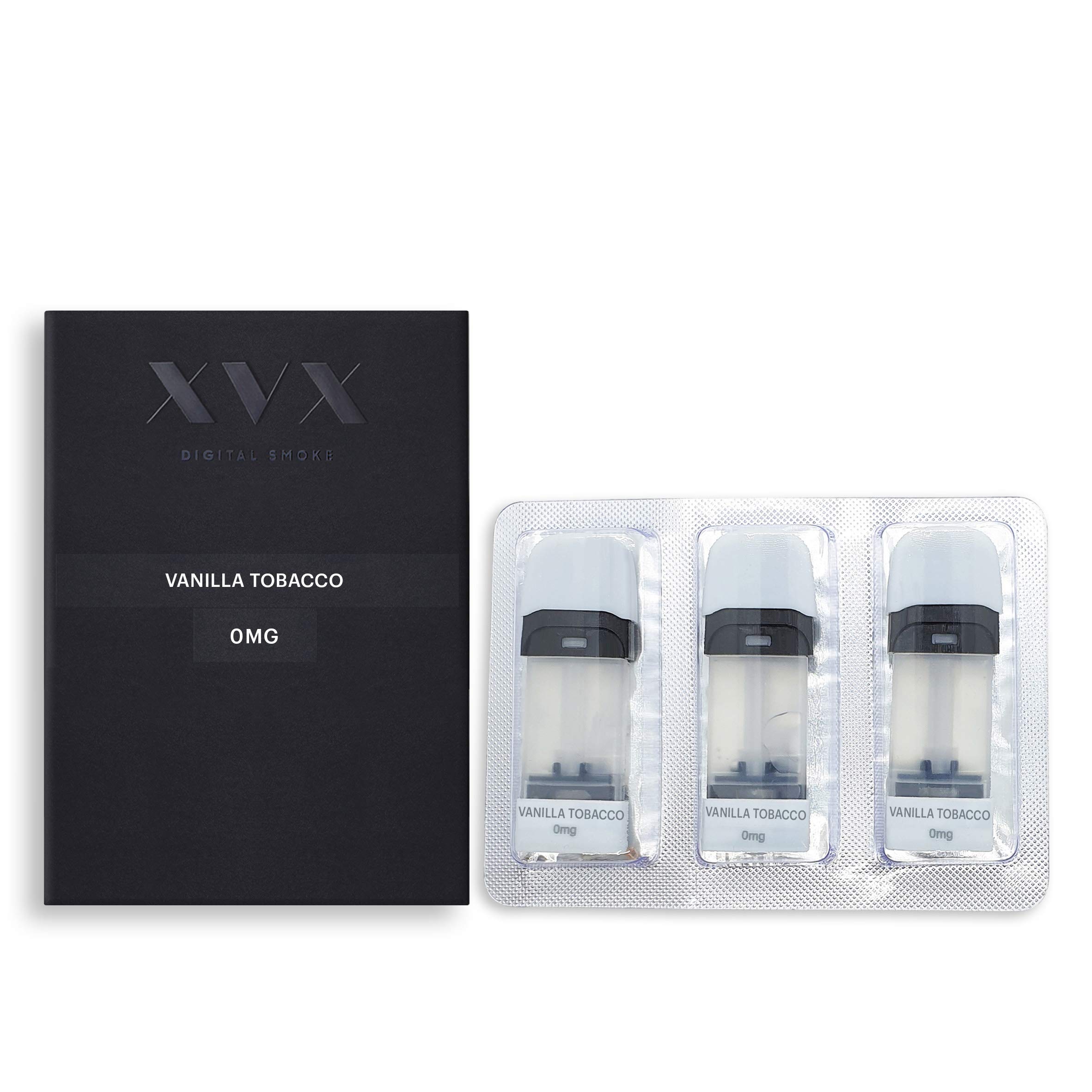 XVX Reload - Prefill - 3 Pack - Vanilla Tobacco Flavour - Vape Prefill POD System - Rechargeable E Cigarette Battery - USB Port - Shisha Electronic