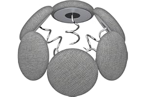 AOUKAR Upholstery Pins Twist for Slipcovers - Bed Skirt Pins - Furniture Pins to Hold Slipcovers（12Pack Medium Grey