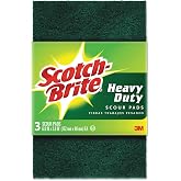 Scotch-Brite Heavy Duty Scour Pad, Great for the Kitchen, Garage and Outdoors, 3 Count (Pack of 10) (30 Pads Total)