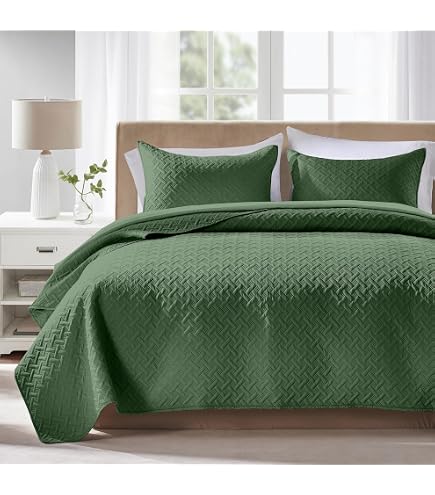 Set Biancheria Letto King Size FLYMME 3 Pezzi – Terracotta, Trapuntato Leggero, Microfibra, Per Tutte Le Stagioni, Con 2 Federe - 3