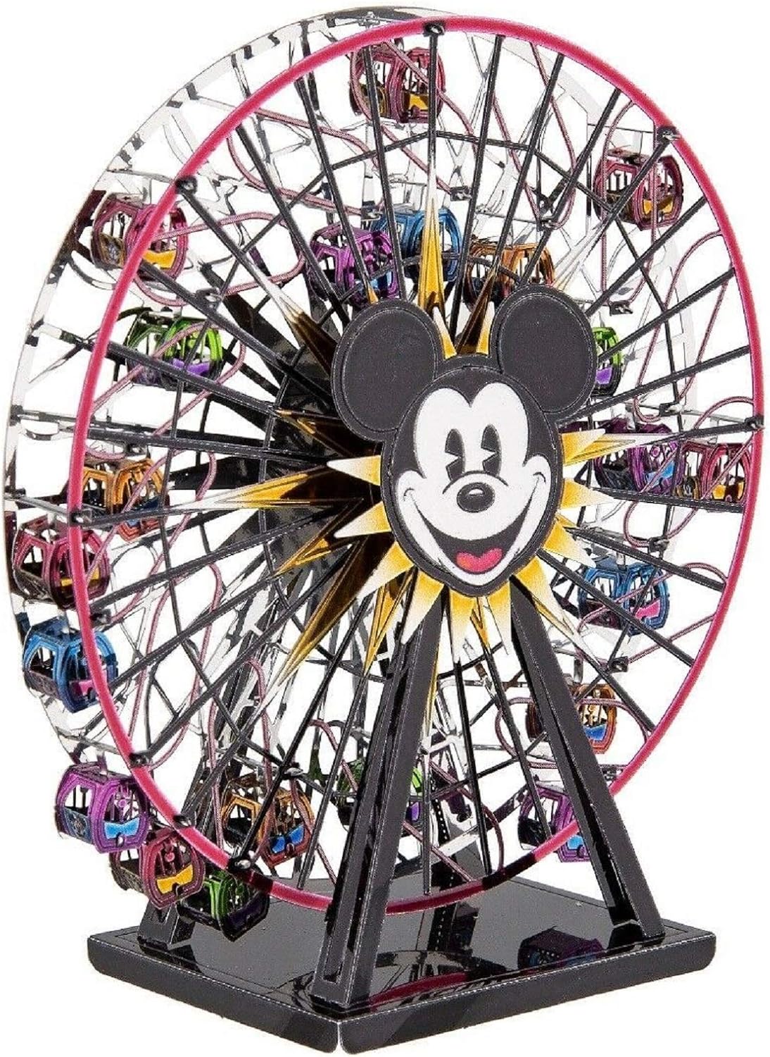 Amazon ディズニー メタルアースカラー 3dモデルキット ディズニーランド Ca アドベンチャー ミッキー 楽しいホイール プラモデル 通販