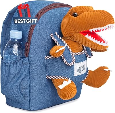 Naturally KIDS Medium Dinosaur Backpack Toddler Boys Gifts 3 5 Years