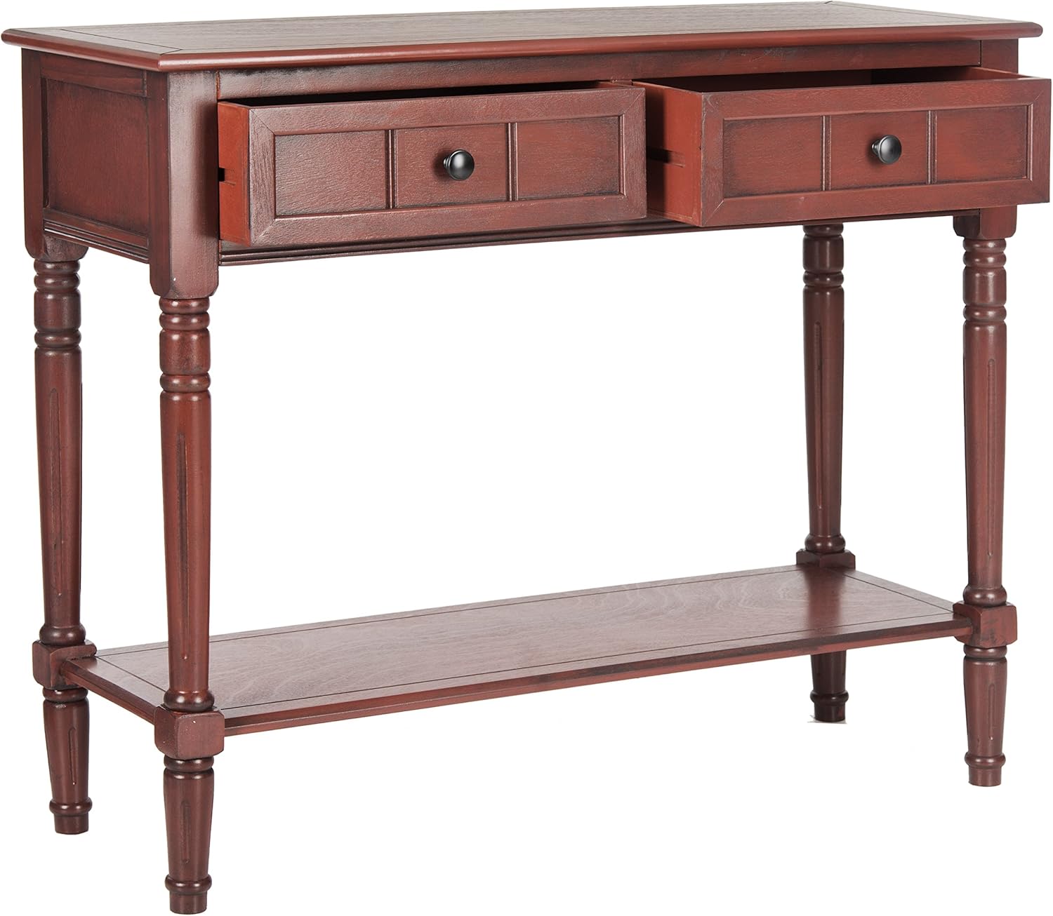 Safavieh American Homes Collection Samantha Vintage Grey 2-Drawer Console Table: Furniture & Decor