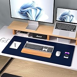 Aothia Leather Desk Pad Protector, Mouse