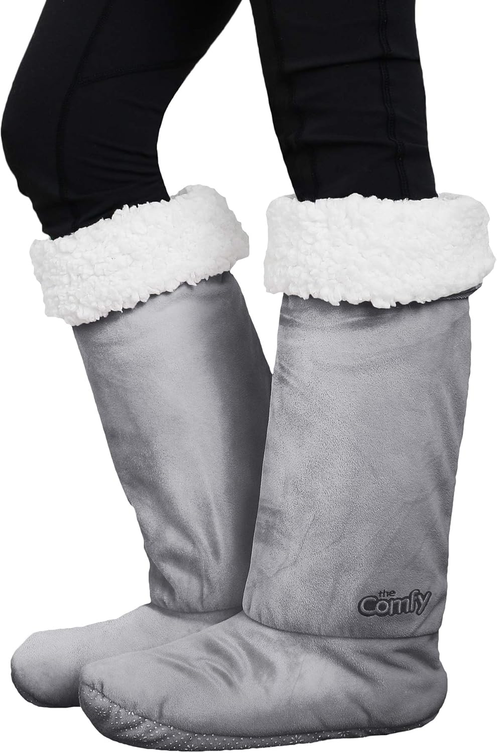 THE COMFY | Non-Skid Sherpa Slipper Socks, 2 Sizes, Shark Tank