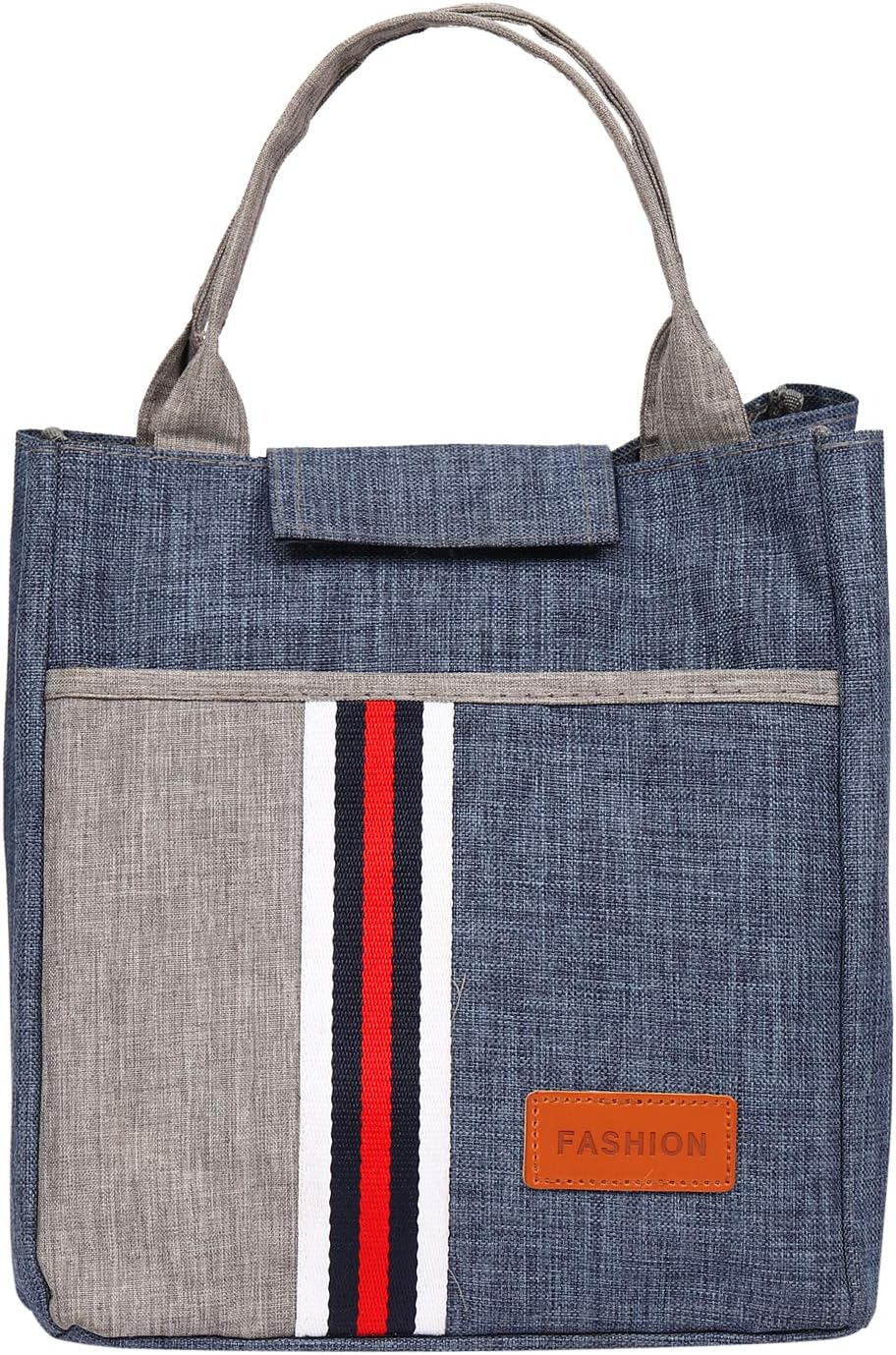 viral commodities Men and Women's Jeans Lunch Bag (Light Blue)