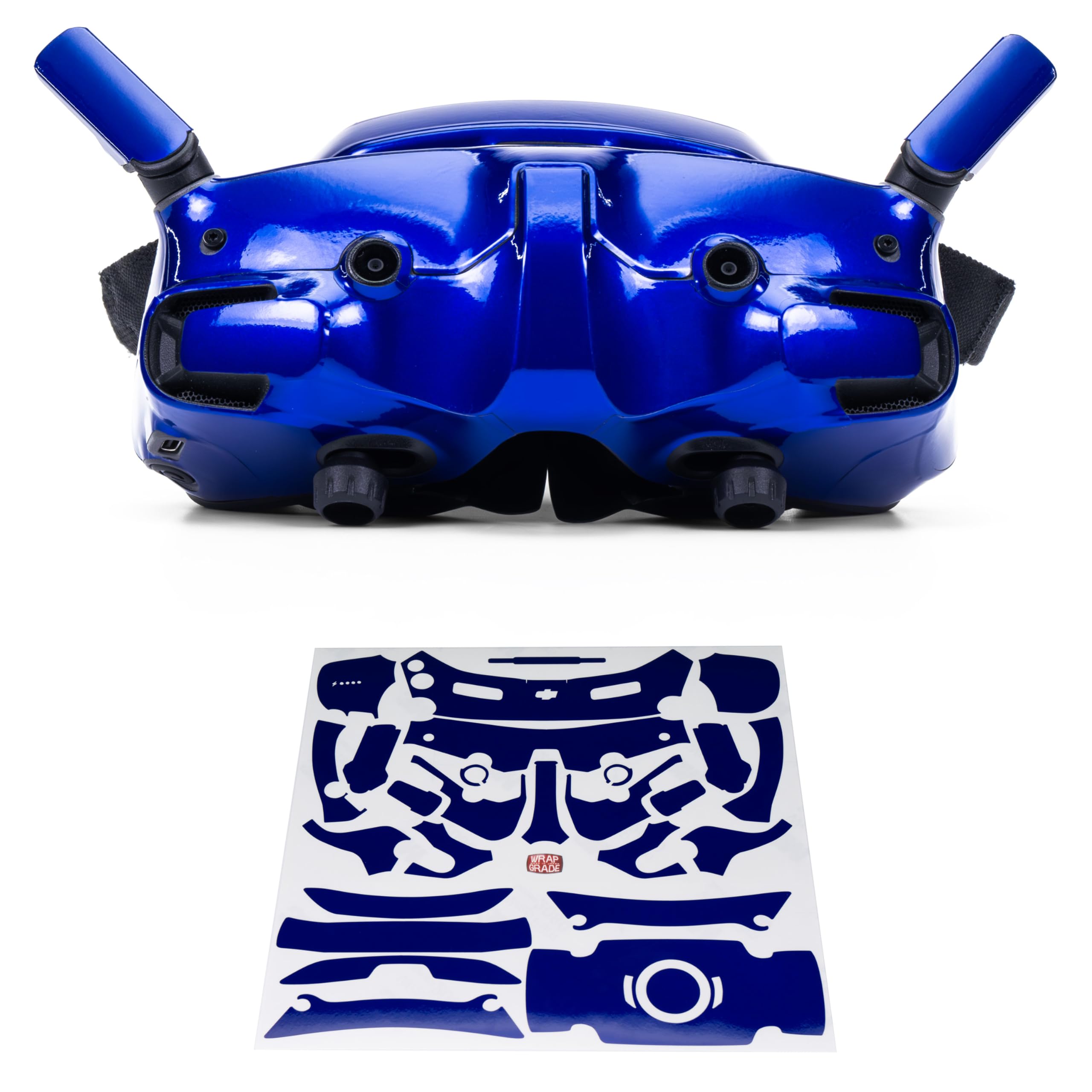 WRAPGRADE Skin Stickers for DJI Goggles 3 (Stratosphere Blue)