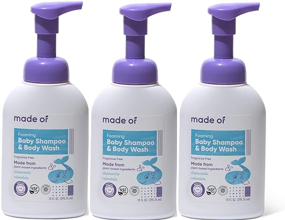 foaming baby shampoo