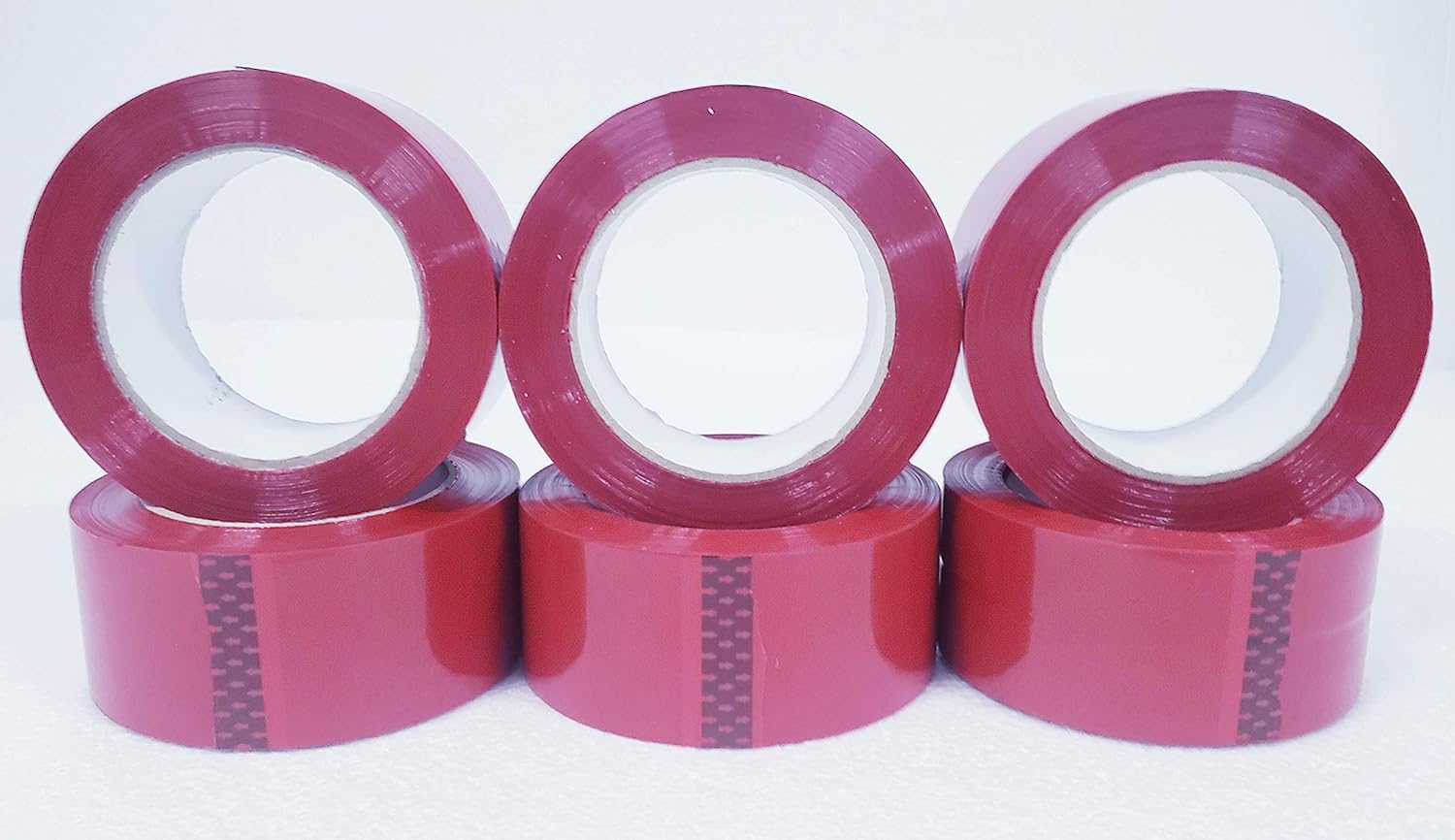 Red Packing Tape, Moving Tape, 2 Inch x 110 Yards, 2.0 Mil