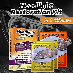 Clear Lights Tech Headlight Restoration Kit